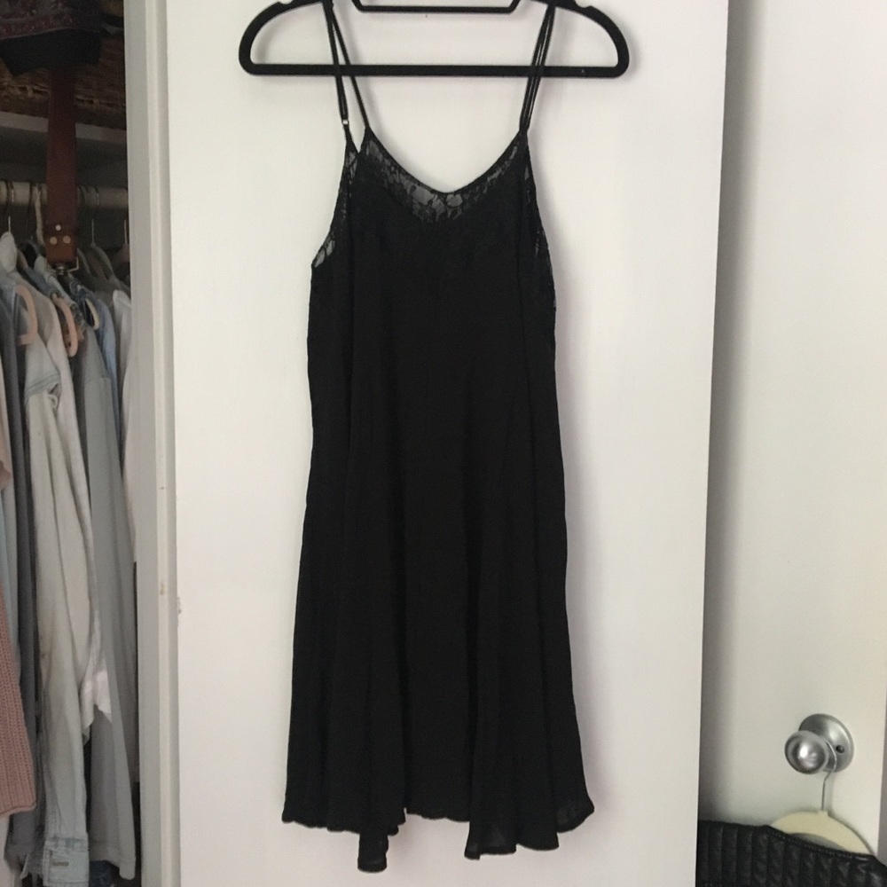 Black flowy dress